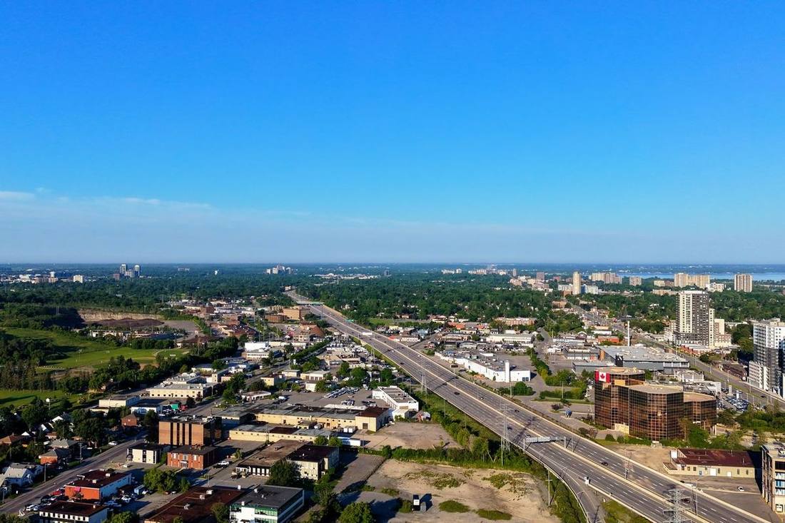 Highway 410 through Brampton