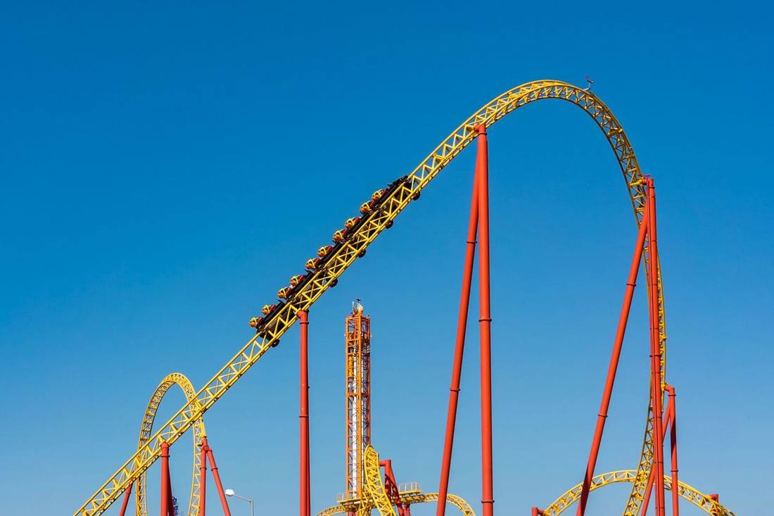 Canada's Wonderland's coasters from the 400