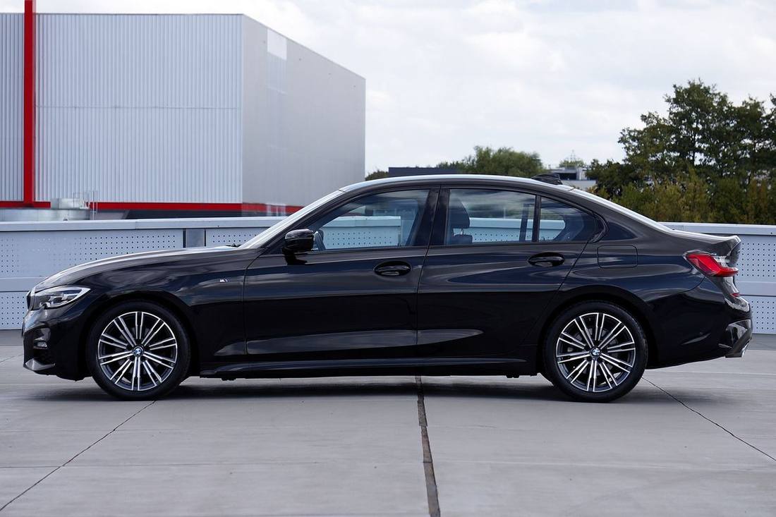 Black executive sedan