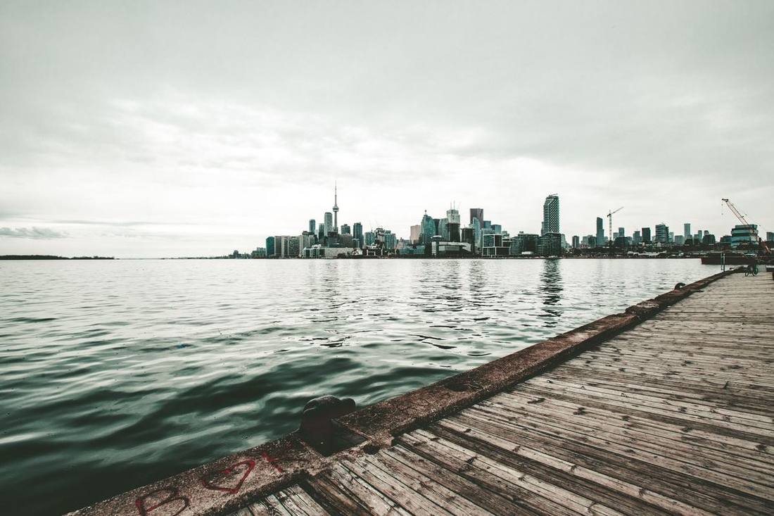 The Beaches boardwalk at Woodbine