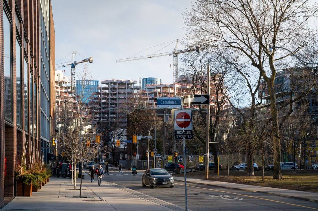 Bloor West Village on a Saturday