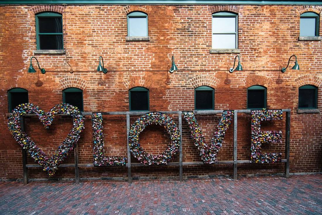 Trinity Street in the Distillery District