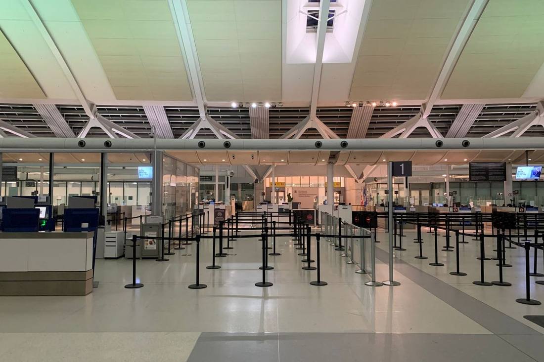 Pearson Terminal 1 departures level